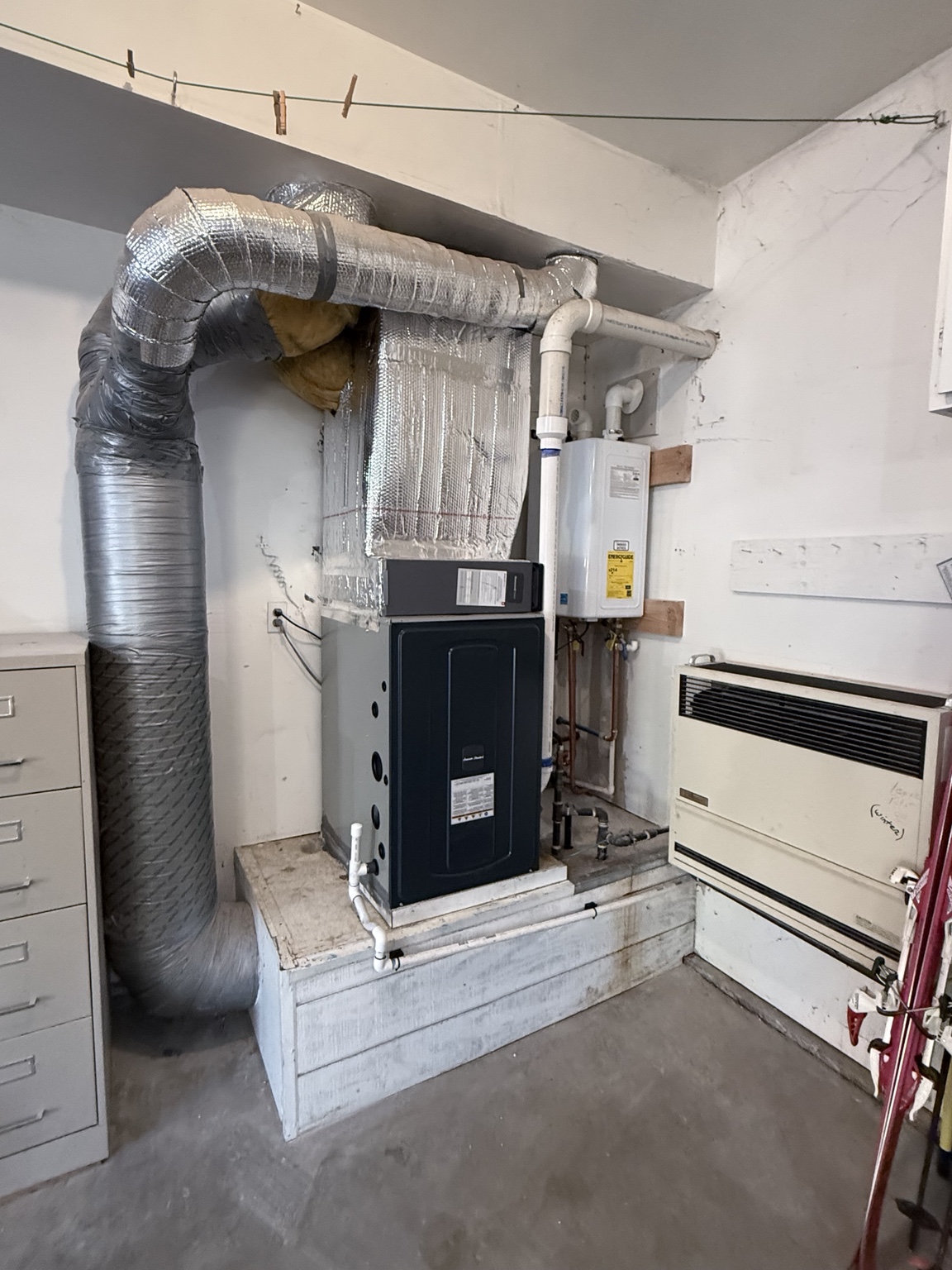 Fusion Heating and Cooling furnace and ductwork installation