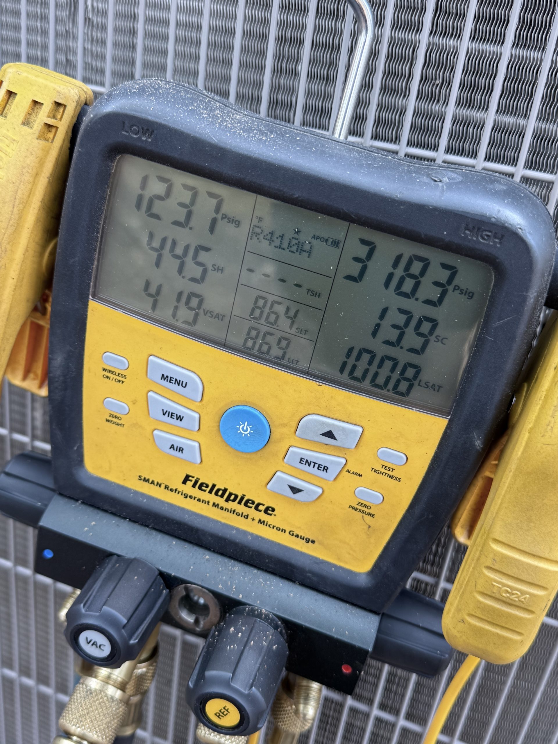 Auburn AC system check after fan motor replacement