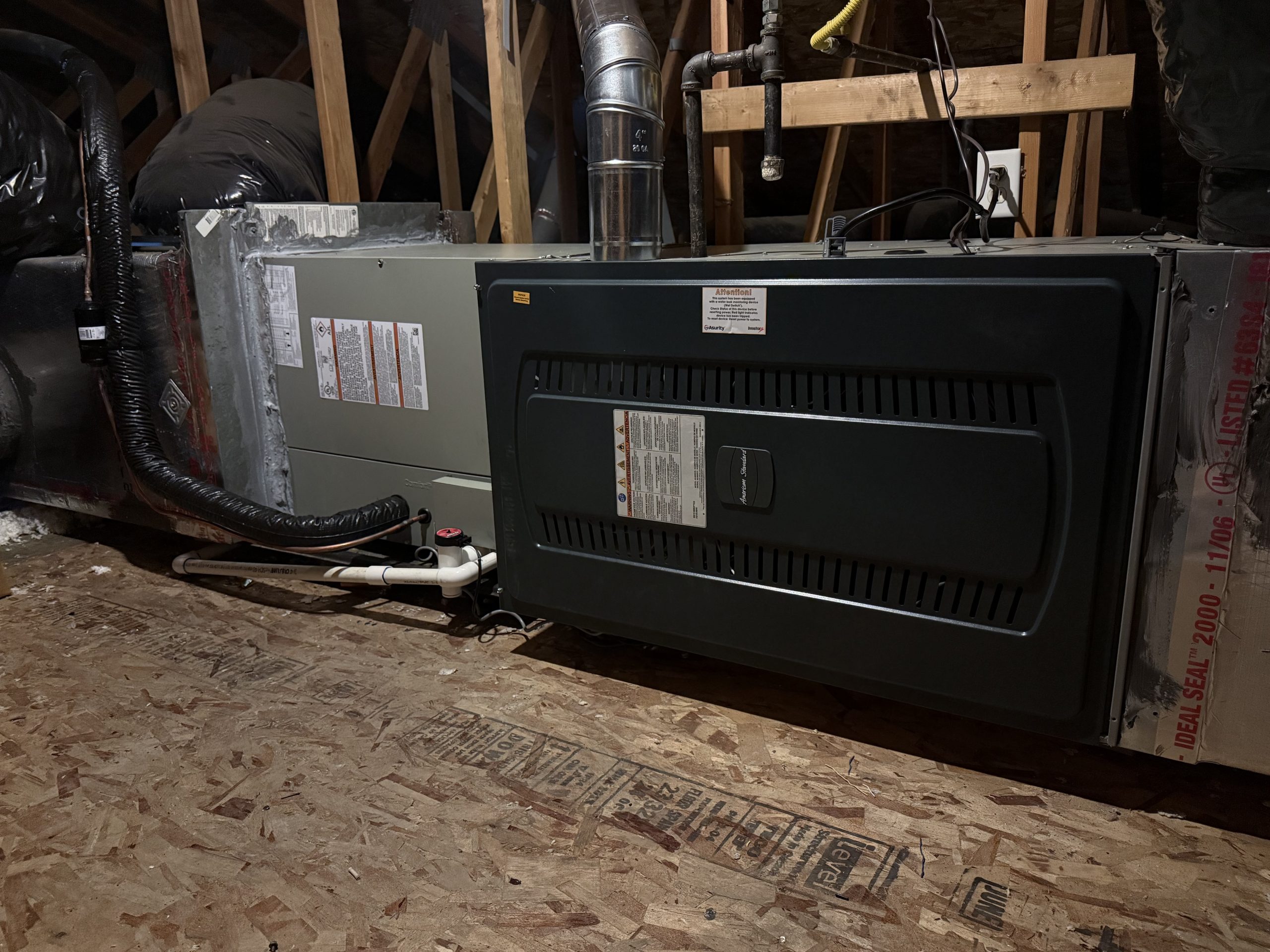 Complete furnace, evaporator coil and outdoor AC replacement project photo 1 by Fusion Heating and Cooling