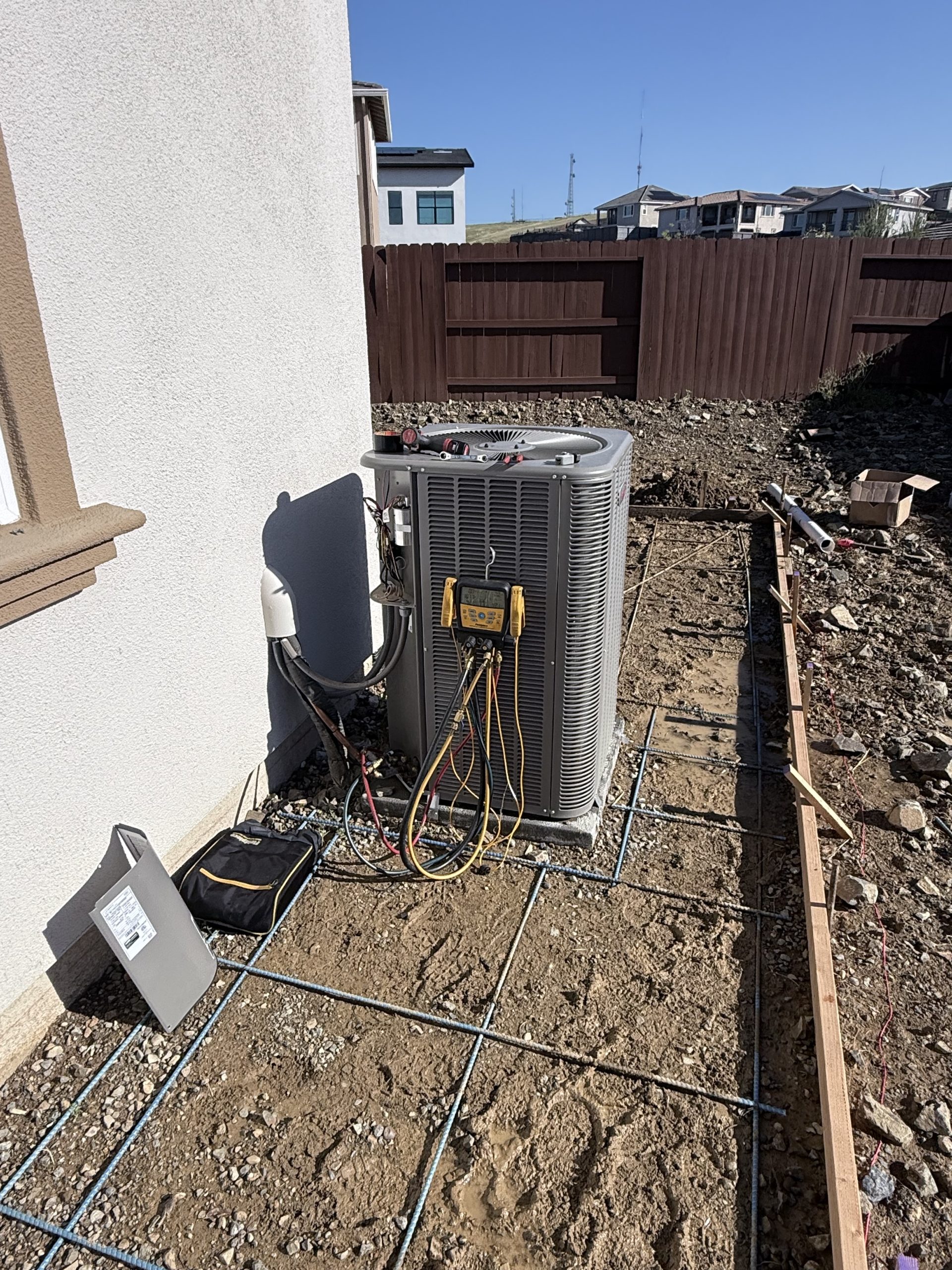 Penryn AC before removal for concrete work